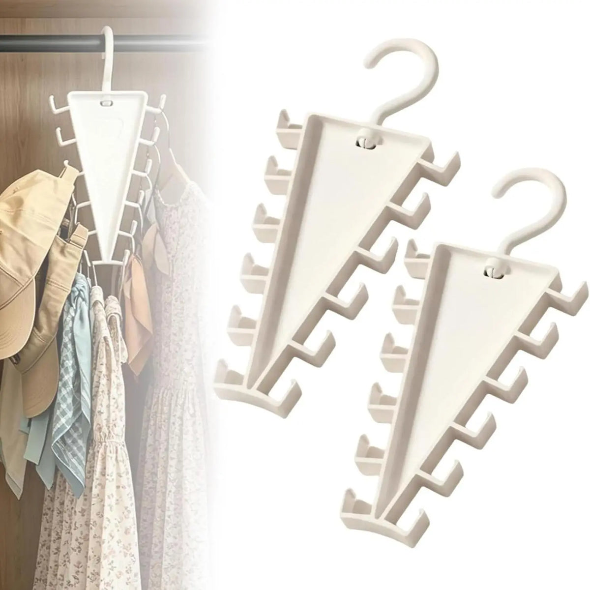 12-Hook Rotating Closet Organizer Hanger — source image 11