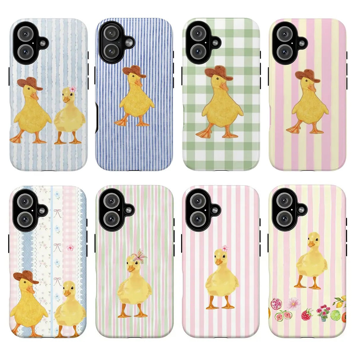 Cowboy Duck iPhone Case, Cute Western Duck Phone Cover — image 2