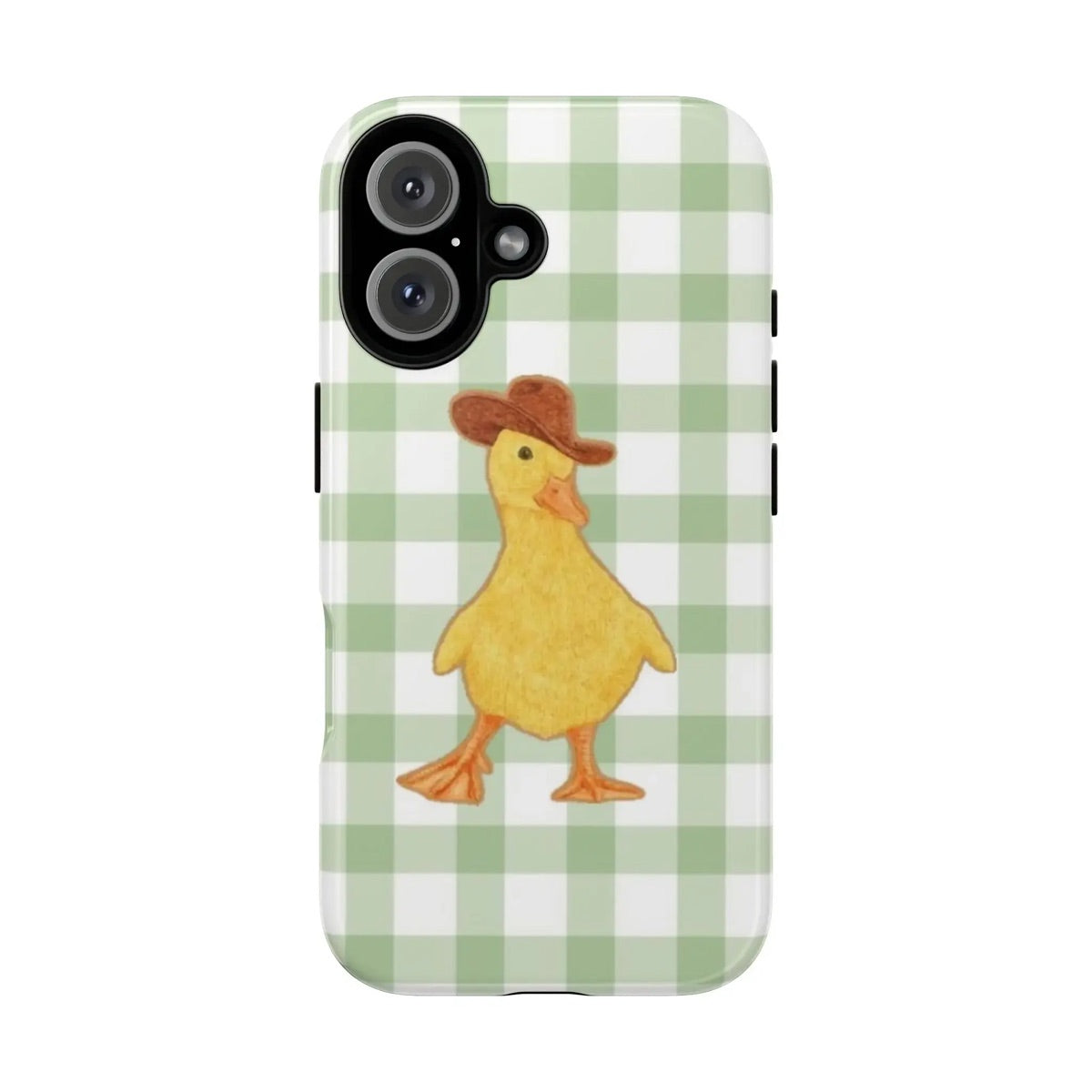 Cowboy Duck iPhone Case, Cute Western Duck Phone Cover — image 4
