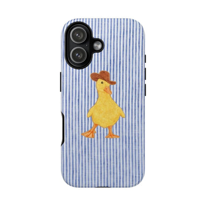 Cowboy Duck iPhone Case, Cute Western Duck Phone Cover — image 7