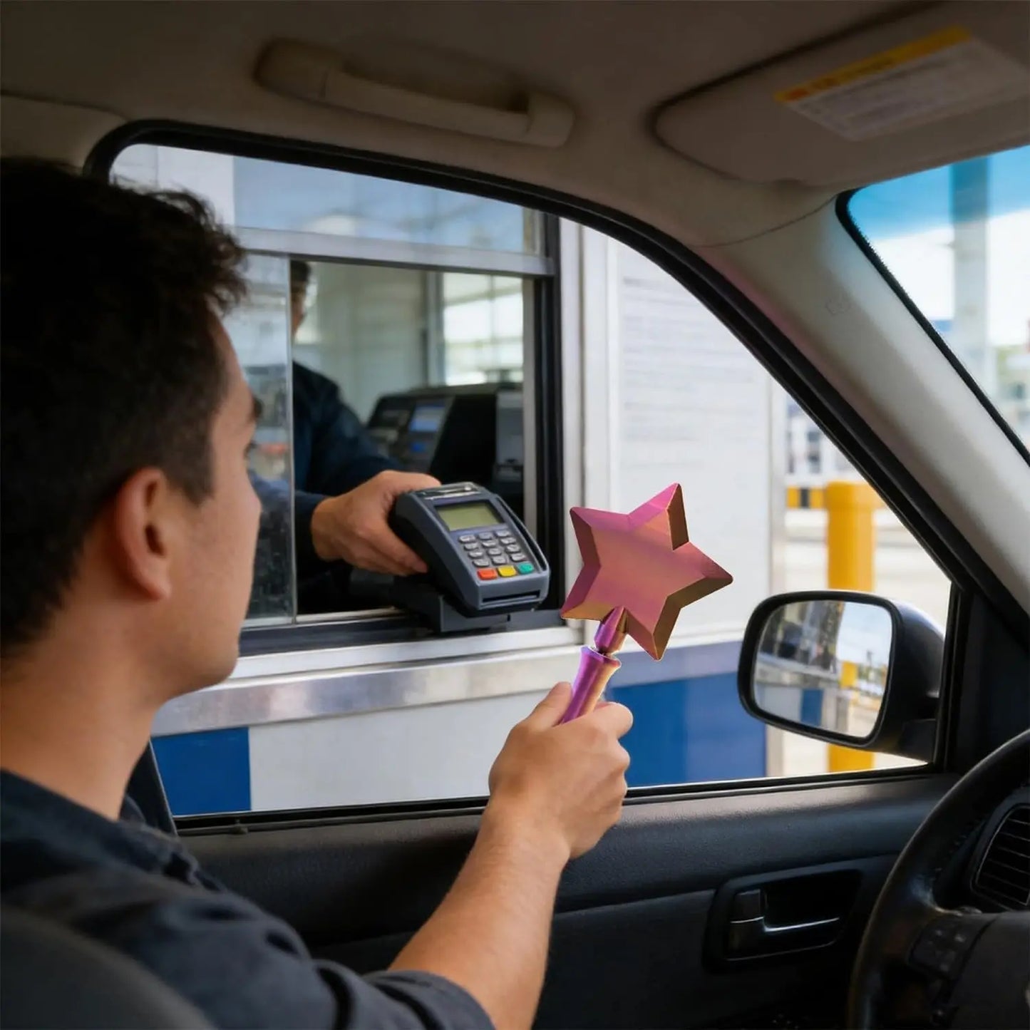 "Magic Pay" Credit Card Wand | 3D Printed Star Tap-to-Pay Wand for Checkout — image 6