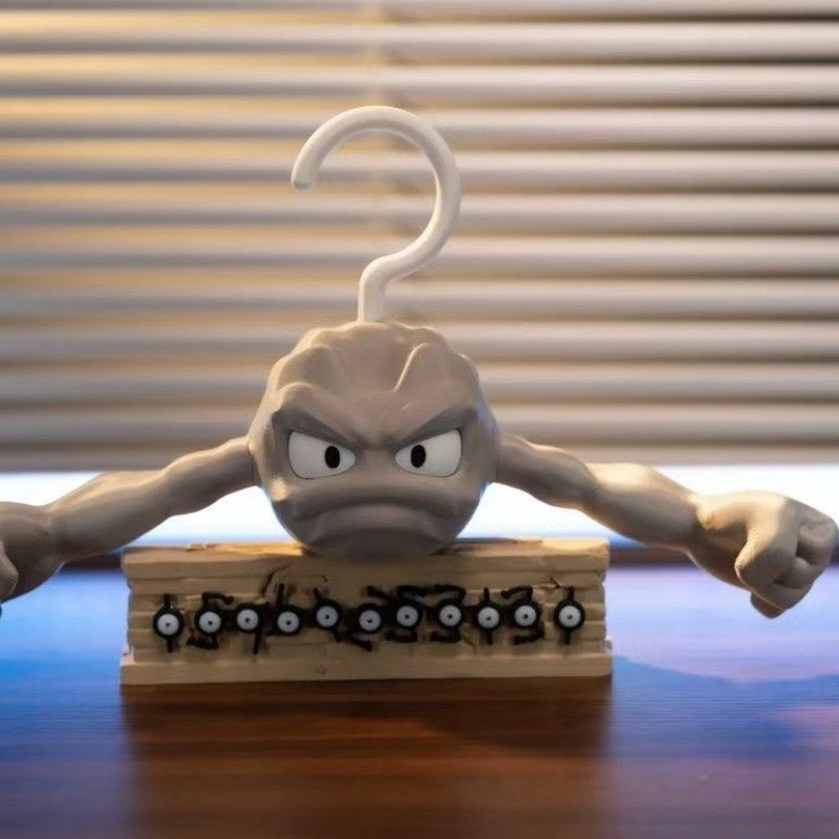 Cartoon Rock Character Clothes Hanger Hook — image 1