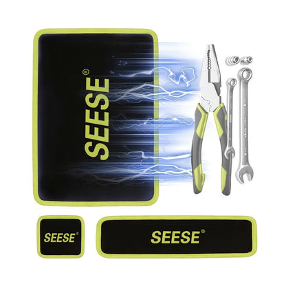【FathersDayGift】 SEESE 3PC Flexible Magnetic Tool Mat & Tray Holder — image 1