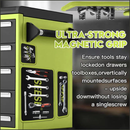 【FathersDayGift】 SEESE 3PC Flexible Magnetic Tool Mat & Tray Holder — image 4