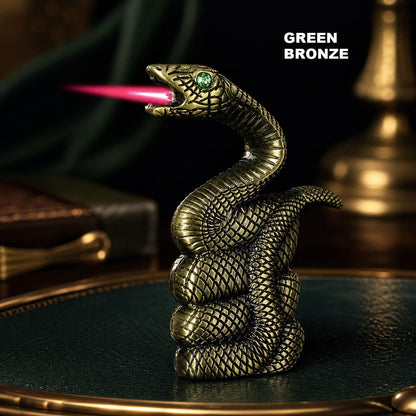 Snake Shaped Torch Lighter with 3D Relief Design (Butane Not Included) — image 6