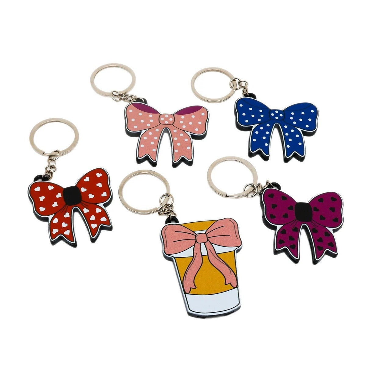 Coquette Bow Cup Keychain Bottle Opener — image 6