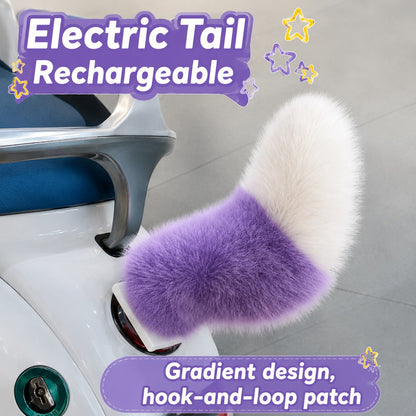Rechargeable Remote-Controlled Fluffy Tail for E-Scooters & Cars — image 6