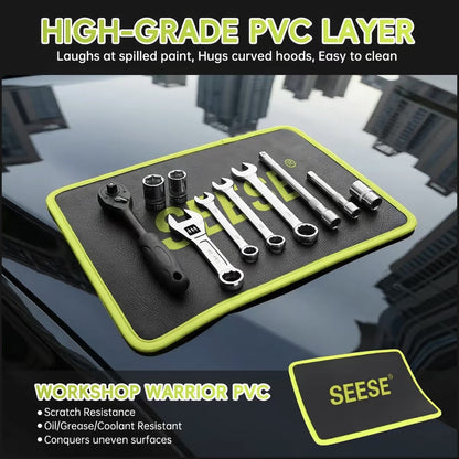 【FathersDayGift】 SEESE 3PC Flexible Magnetic Tool Mat & Tray Holder — image 6