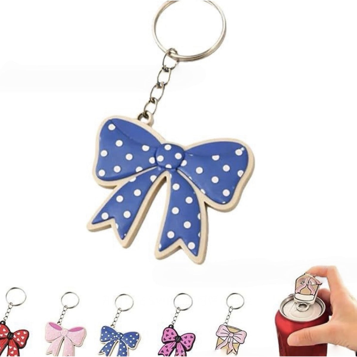 Coquette Bow Cup Keychain Bottle Opener — image 10