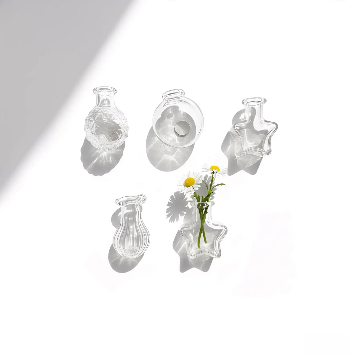 8-Piece Transparent Mini Vase Fridge Magnets — image 6