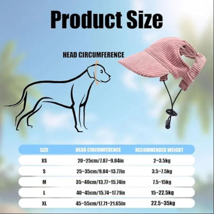 Pet Baseball Cap, Outdoor Sun Protection Pet Hat, Breathable Pet Headwear for Small Medium Large Dogs & Cats, Pet Supplies — image 7
