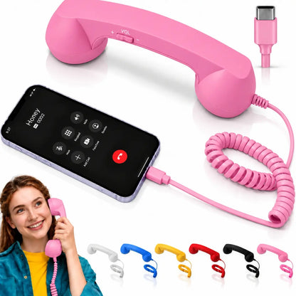 Retro Wired Phone Handset — USB-C / 3.5mm — image 12
