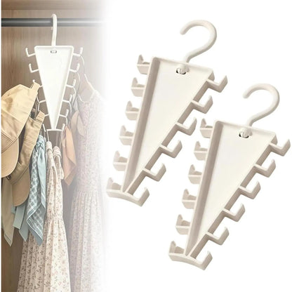 12-Hook Rotating Closet Organizer Hanger — source image 1