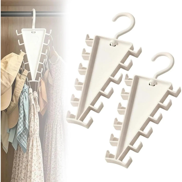 12-Hook Rotating Closet Organizer Hanger — source image 1