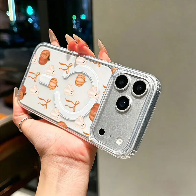 Ghost & Pumpkin Magnetic iPhone Case — image 6