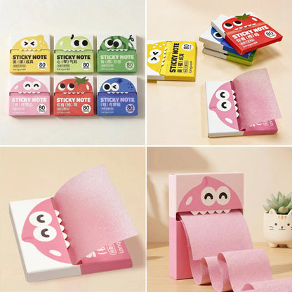 Glittery Transparent Pull-Out Sticky Notes — 12 Boxes / 960 Sheets — image 3