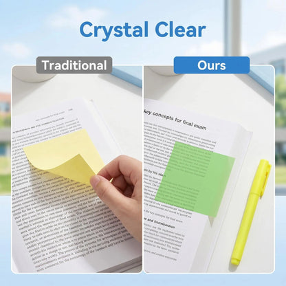 Glittery Transparent Pull-Out Sticky Notes — 12 Boxes / 960 Sheets — image 5
