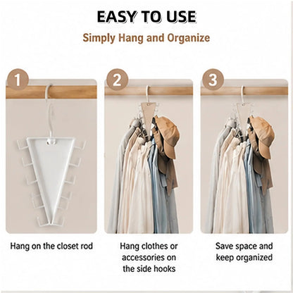 12-Hook Rotating Closet Organizer Hanger — source image 7
