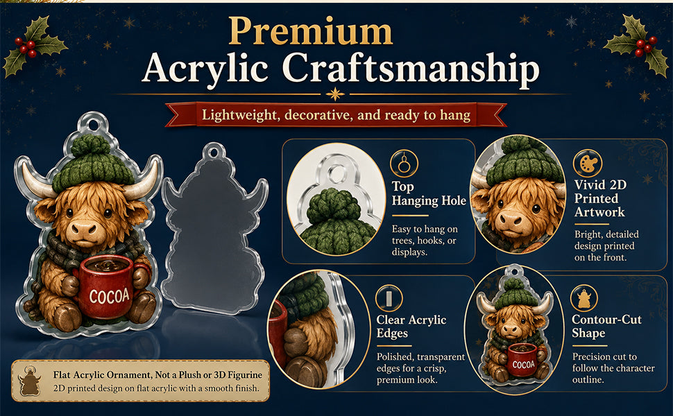 Highland Cow Advent Calendar — 24 Mini Figures — image 9
