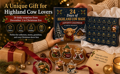 Highland Cow Advent Calendar — 24 Mini Figures — image 11