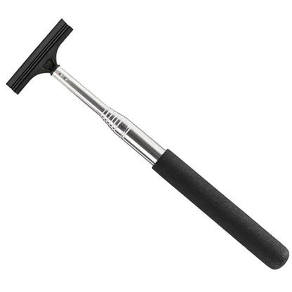Car Rearview Mirror Wiper, Retractable Car Side Mirror Squeegee with Long Handle — image 1