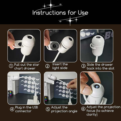 2-in-1 Galaxy Projector Night Light – 360° Adjustable — source image 6