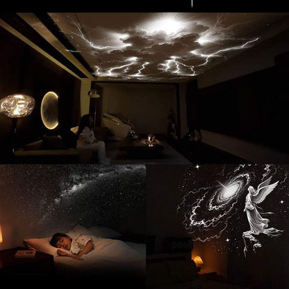 2-in-1 Galaxy Projector Night Light – 360° Adjustable — source image 3