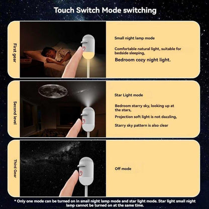 2-in-1 Galaxy Projector Night Light – 360° Adjustable — source image 4