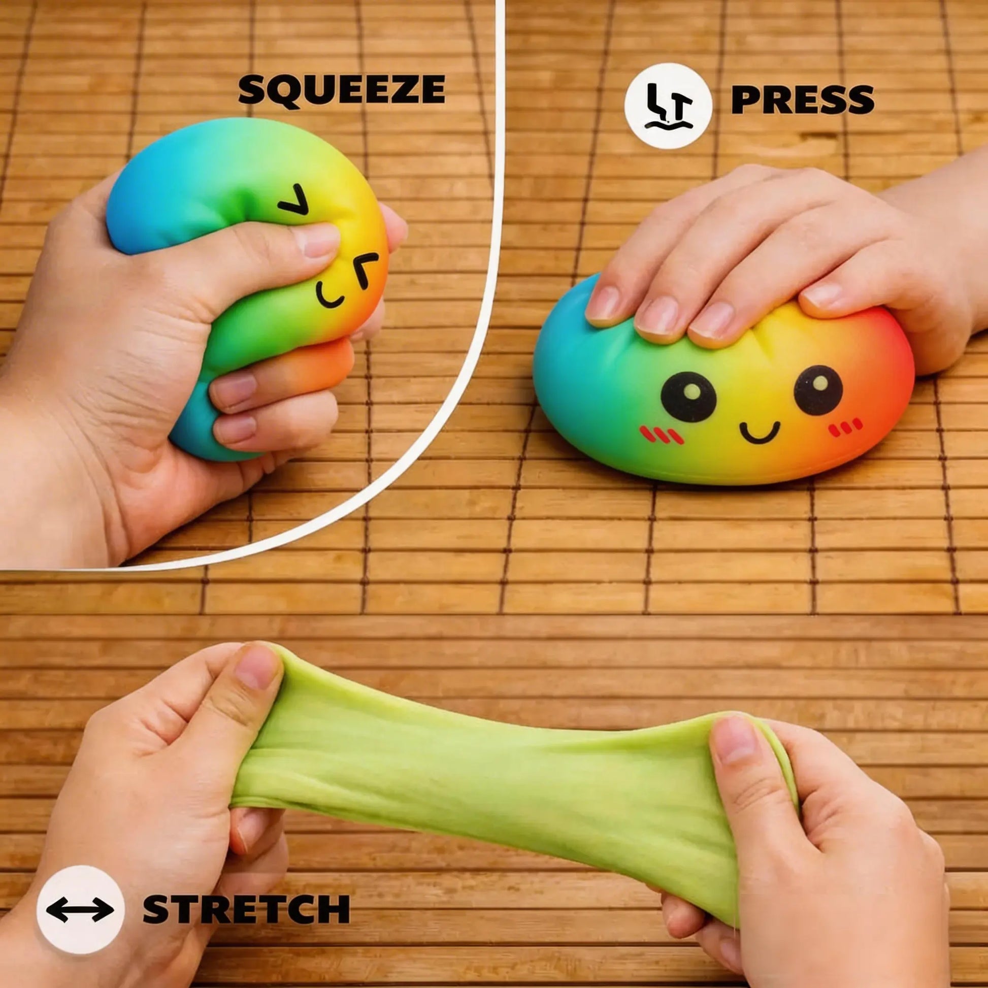 "Mystery Dumpling" Kawaii Squishy | Soft TPR Stress Relief Sensory Toy — image 3