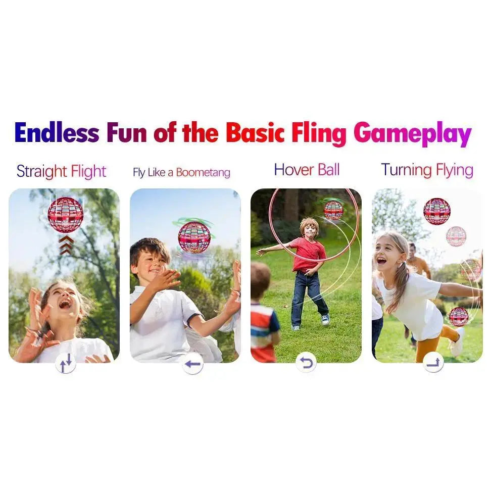 Hottest Cosmic Fly Ball - Boomerang Hover & Galaxy Spin Effect Drone Toy, Outdoor Fun Gift for Kids & Teens (Halloween/Christmas) — image 6
