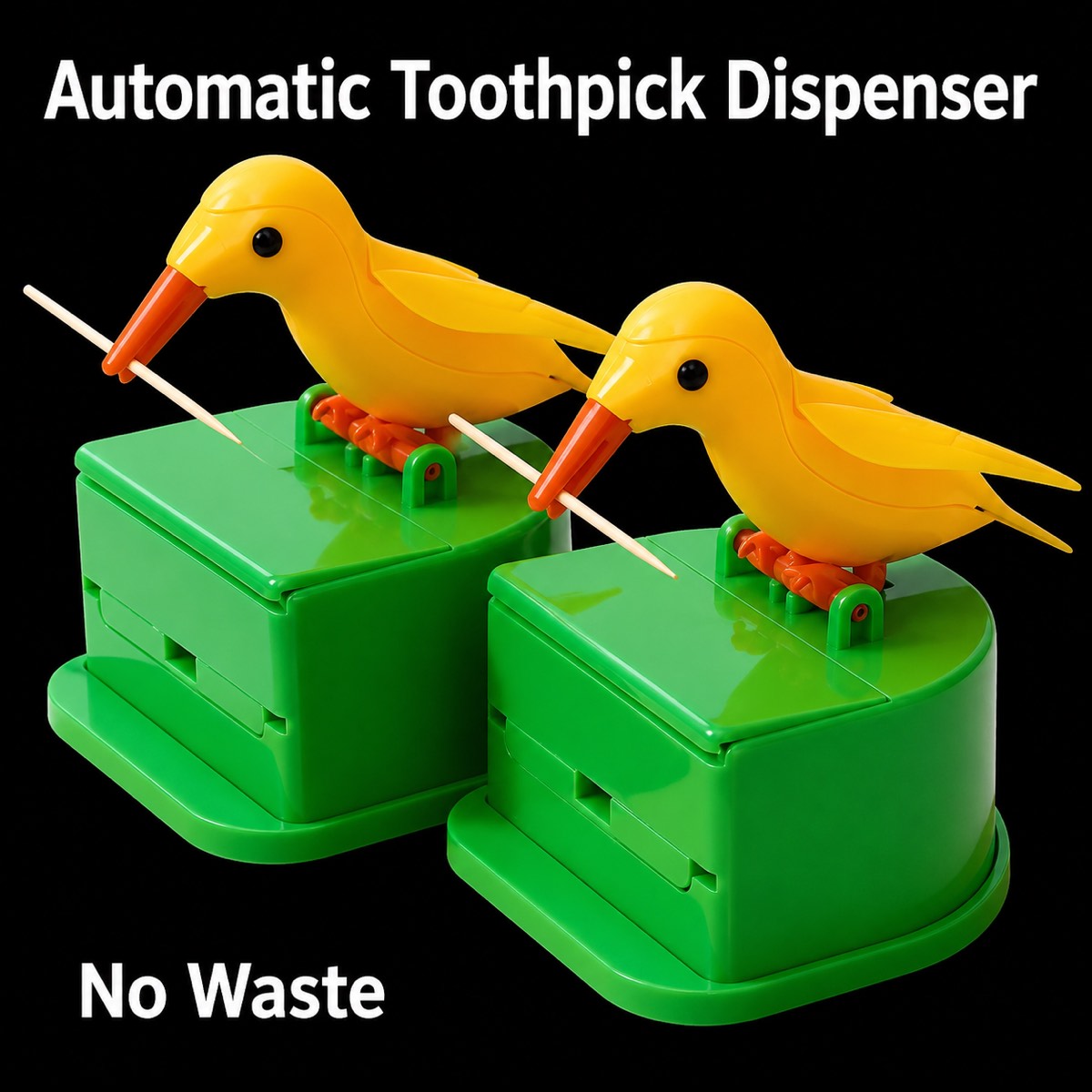 Automatic Bird Toothpick Dispenser for Tabletop Serving — image 1