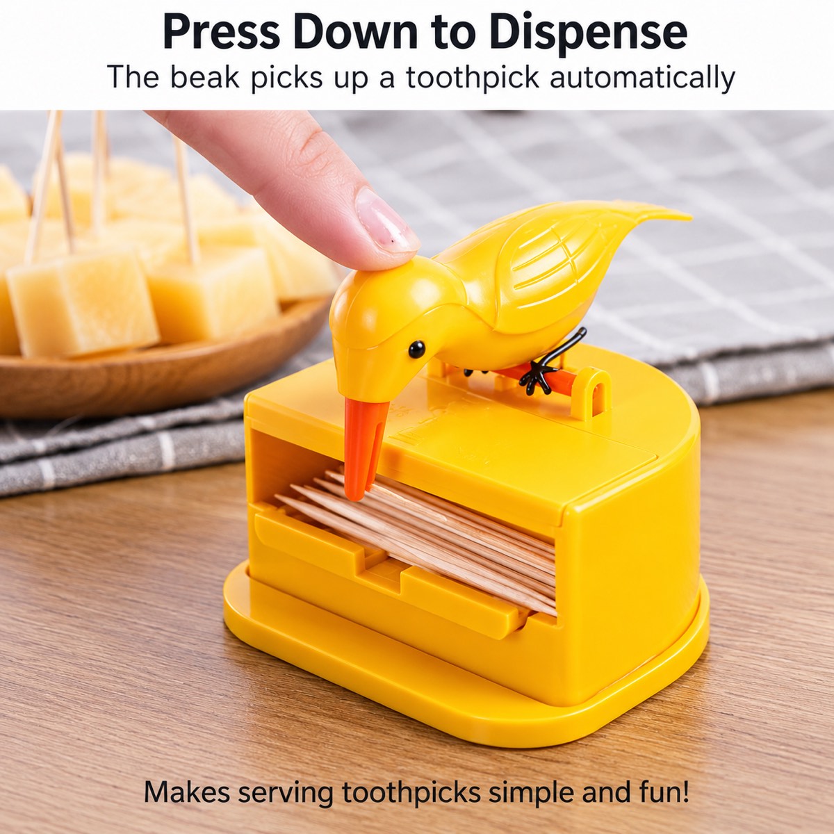 Automatic Bird Toothpick Dispenser for Tabletop Serving — image 5