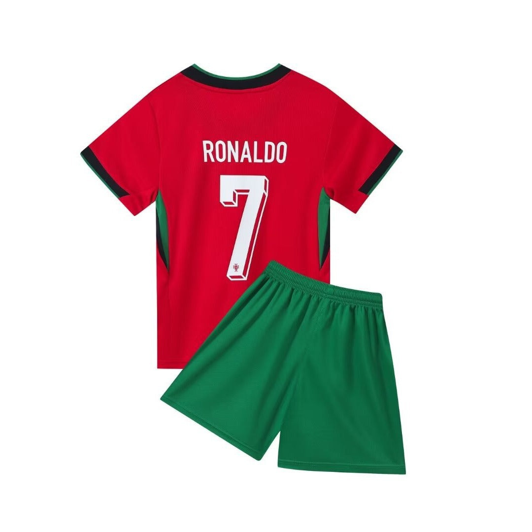 24-25 Portugal Ronaldo #7 Kids Soccer Uniform Jersey