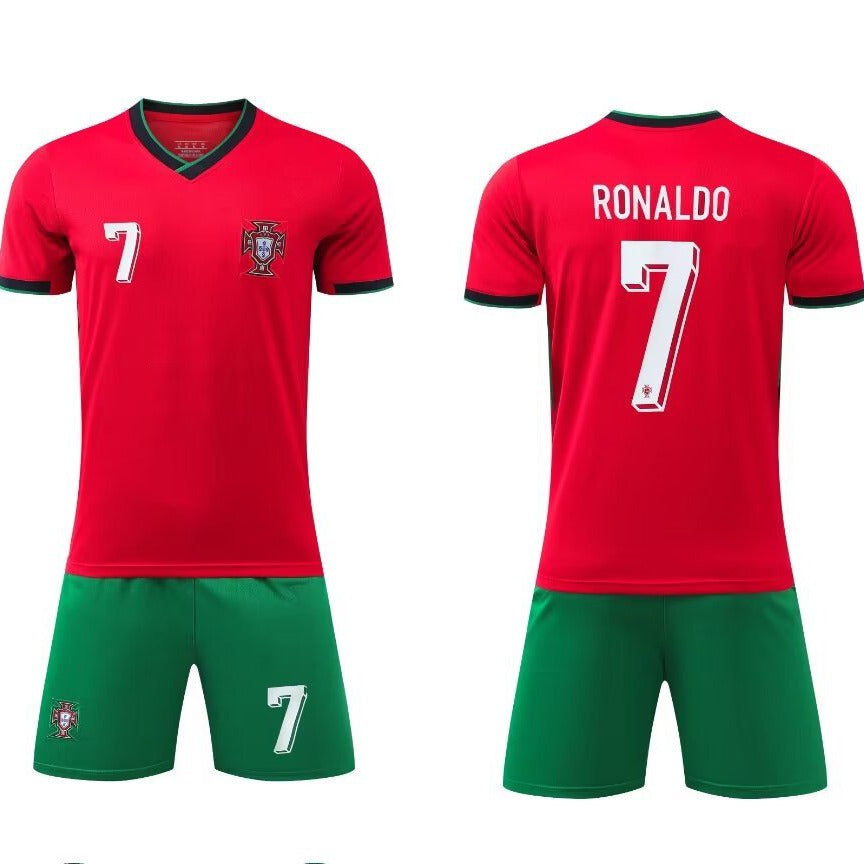 24-25 Portugal Ronaldo #7 Kids Soccer Uniform Jersey