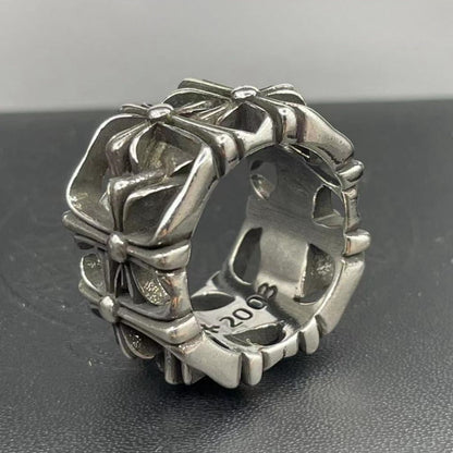 CH Style Forever Cross Diamond Ring Punk Ring Gothic Ring