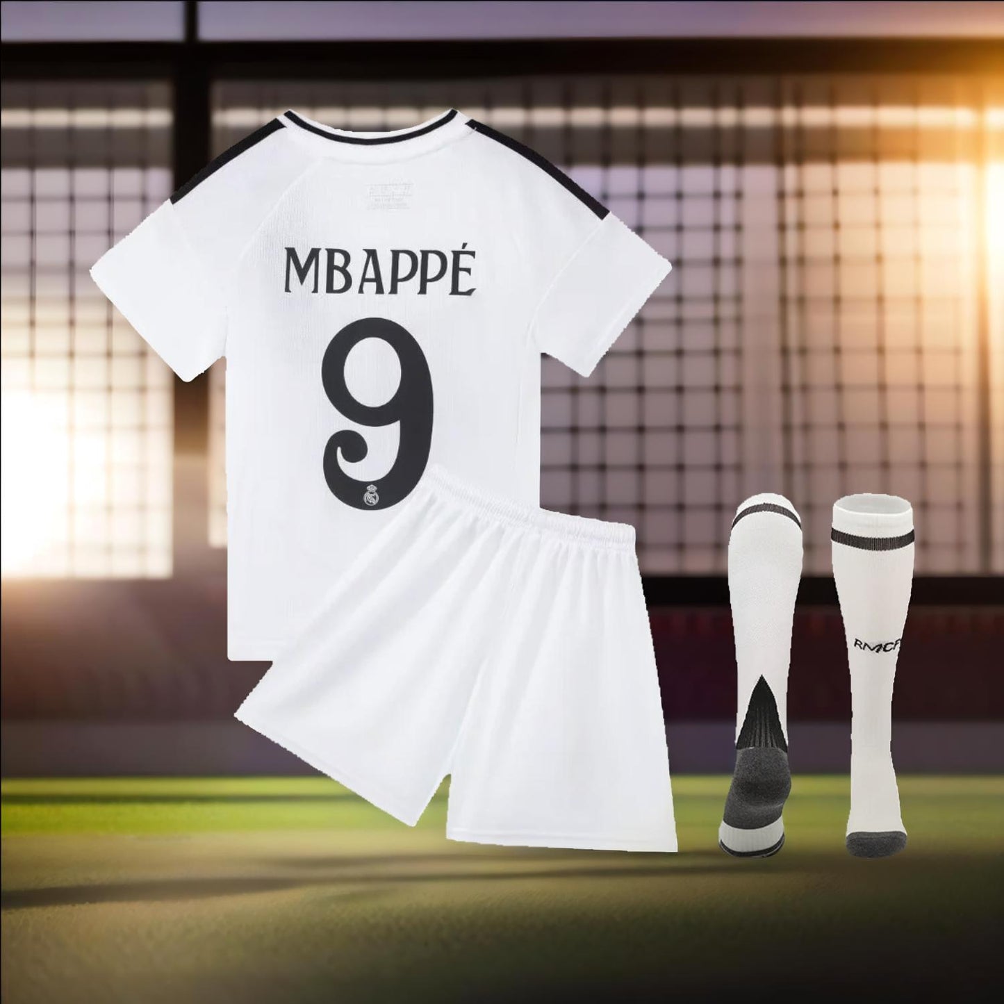 Real Madrid Mbappe #9 Jersey Set