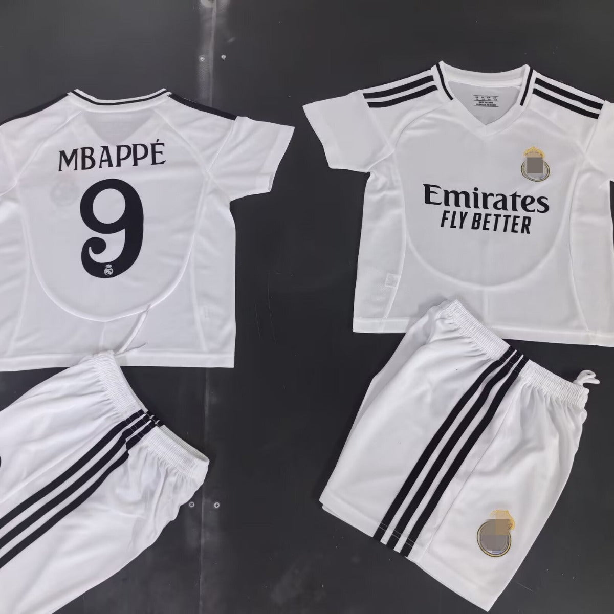 Real Madrid Mbappe #9 Jersey Set