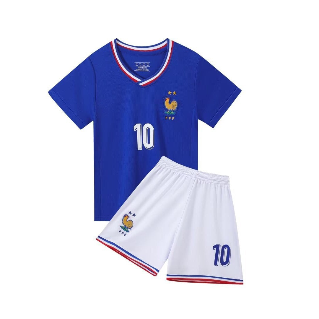 Mbappe #10 France National Team 2024-2025 Jersey Set