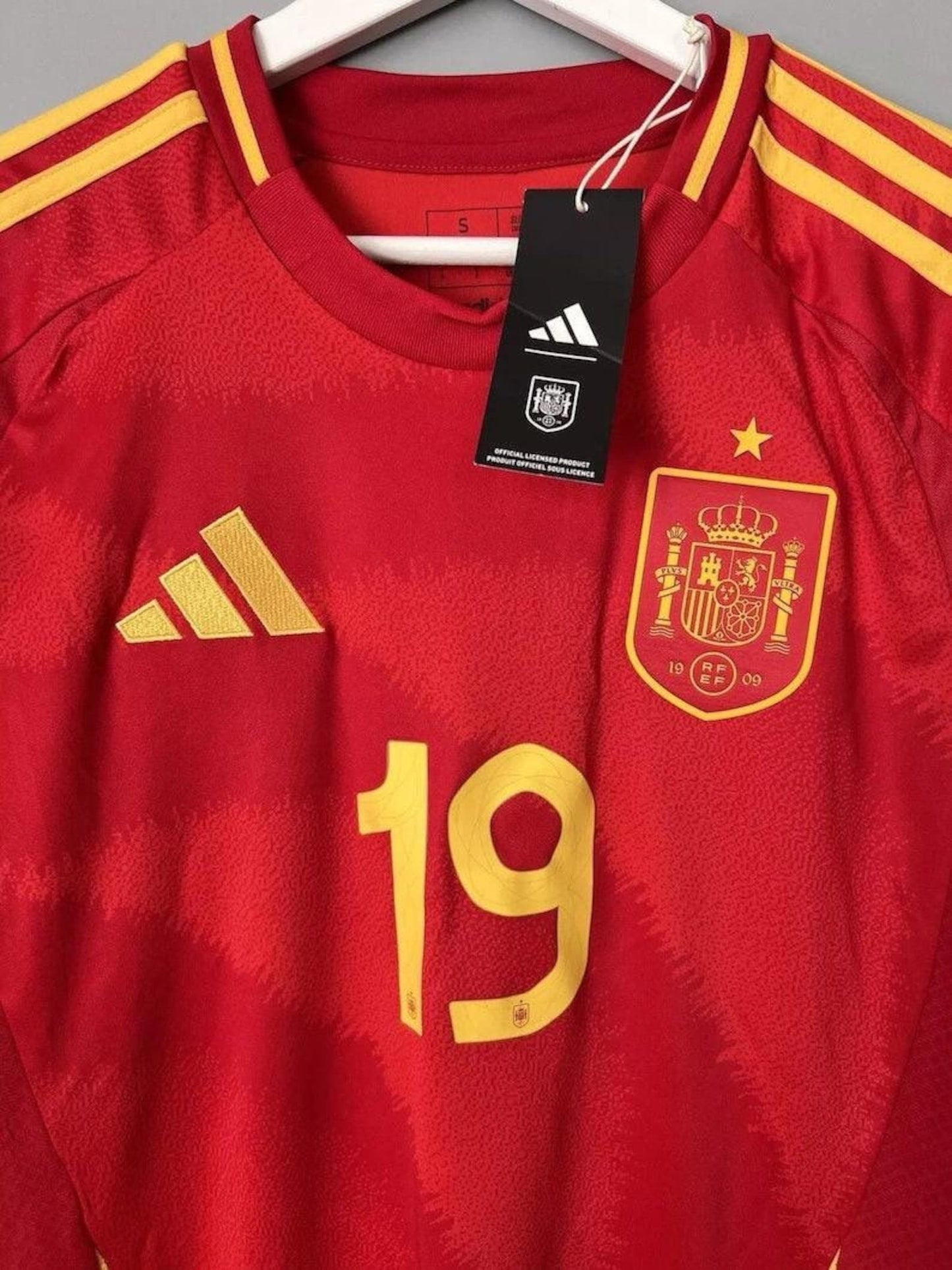 Lamine Yamal #19 Spain Jersey 2024 Home Jersey