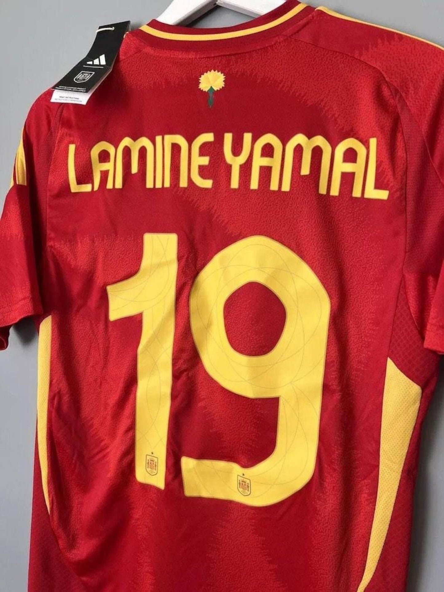 Lamine Yamal #19 Spain Jersey 2024 Home Jersey