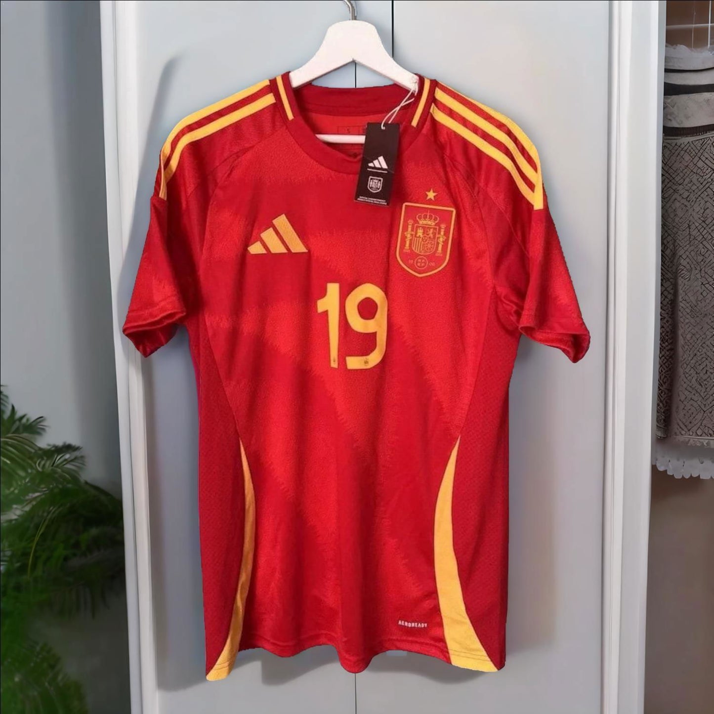 Lamine Yamal #19 Spain Jersey 2024 Home Jersey