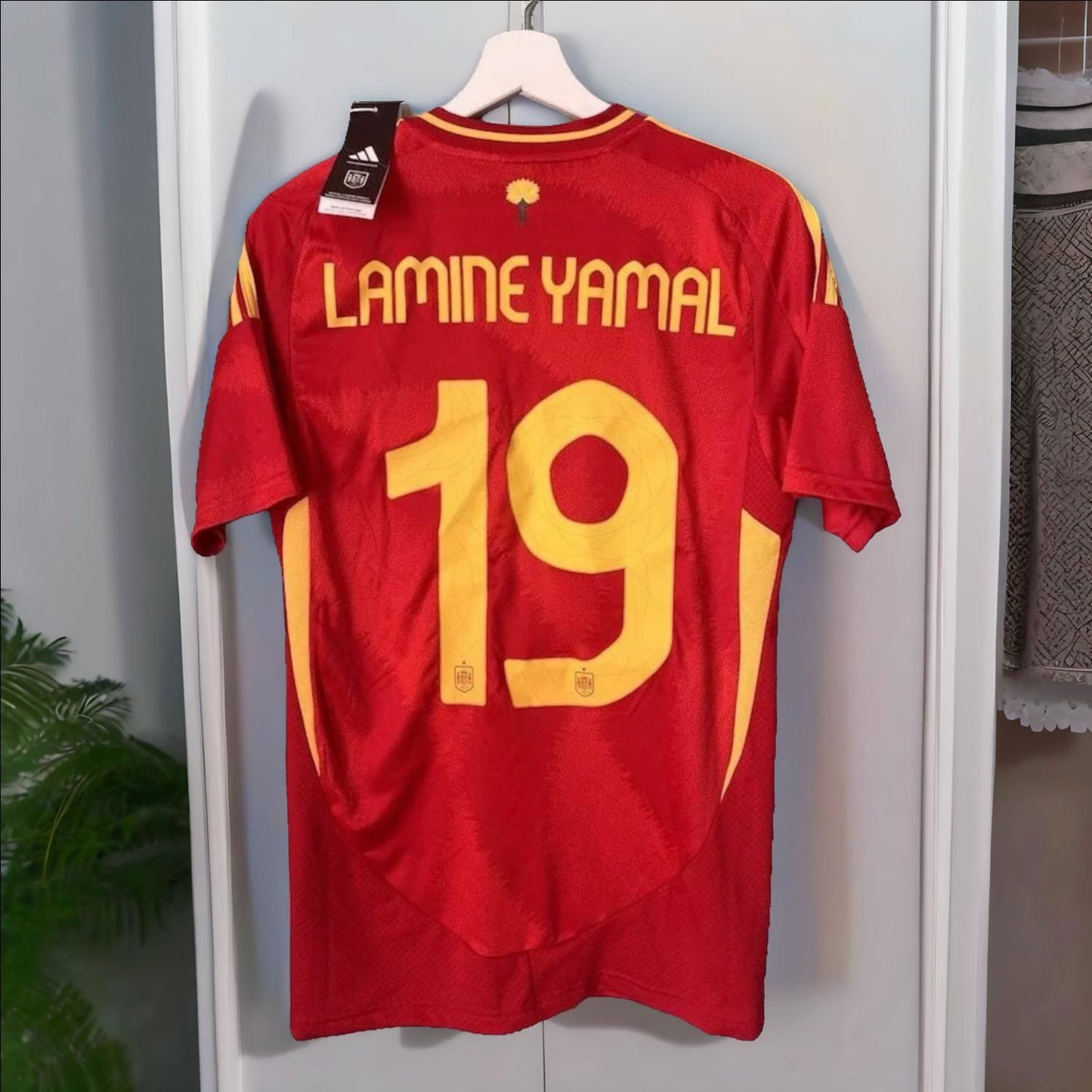 Lamine Yamal #19 Spain Jersey 2024 Home Jersey