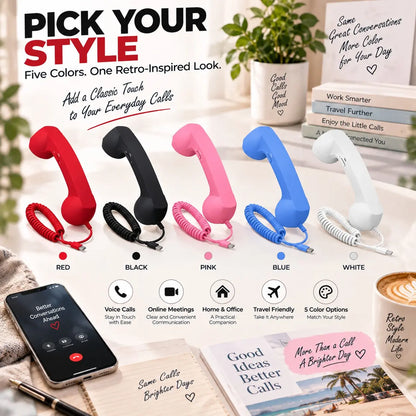 Retro Wired Phone Handset — USB-C / 3.5mm — image 9
