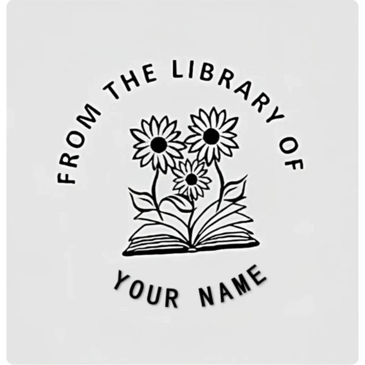 Personalized Library Book Embosser – Custom Name Stamp — image 5