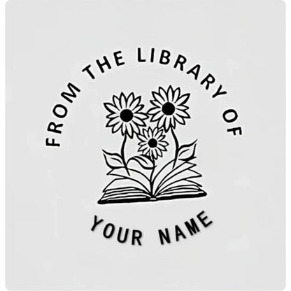Personalized Library Book Embosser – Custom Name Stamp — image 5