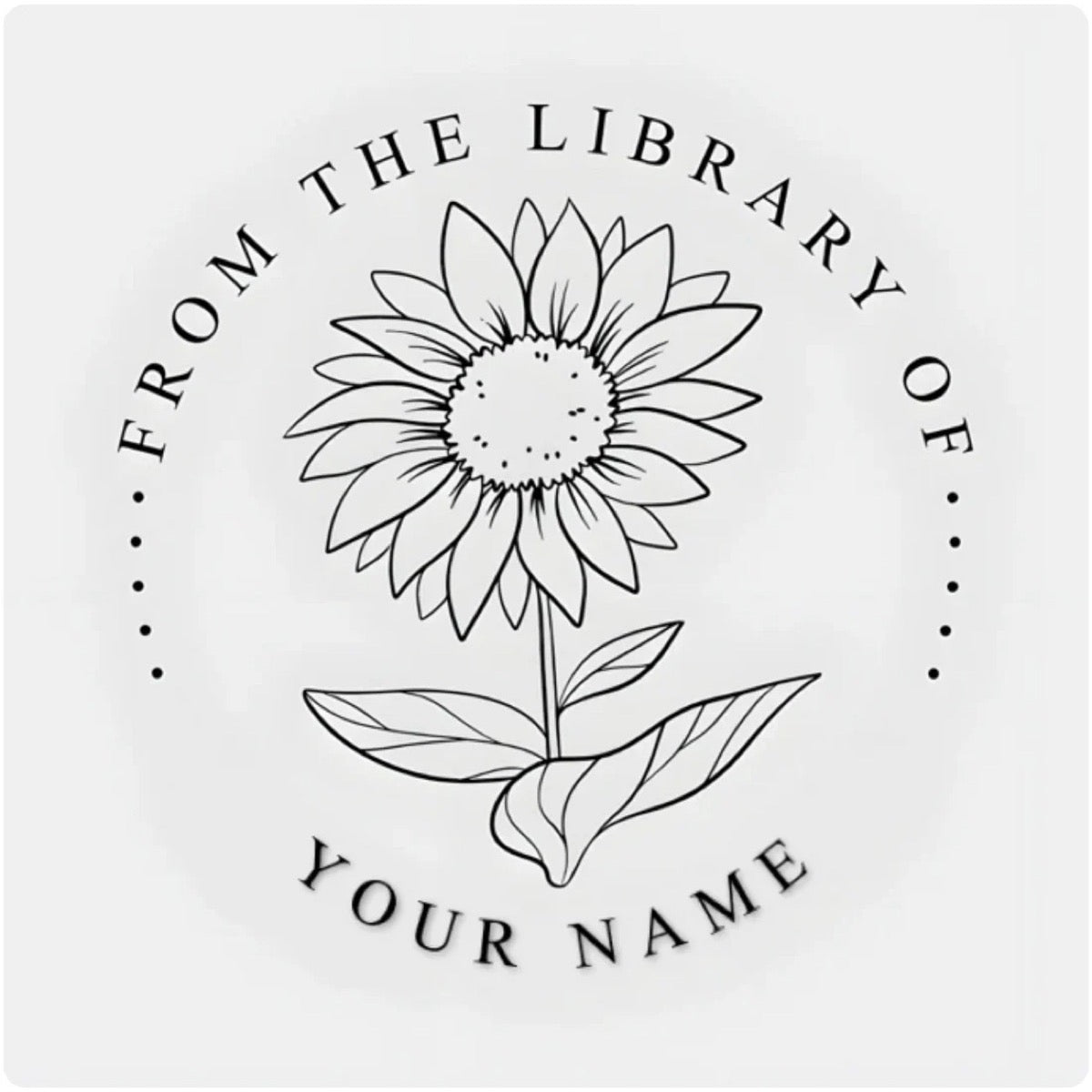 Personalized Library Book Embosser – Custom Name Stamp — image 7