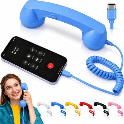Retro Wired Phone Handset — USB-C / 3.5mm — image 15