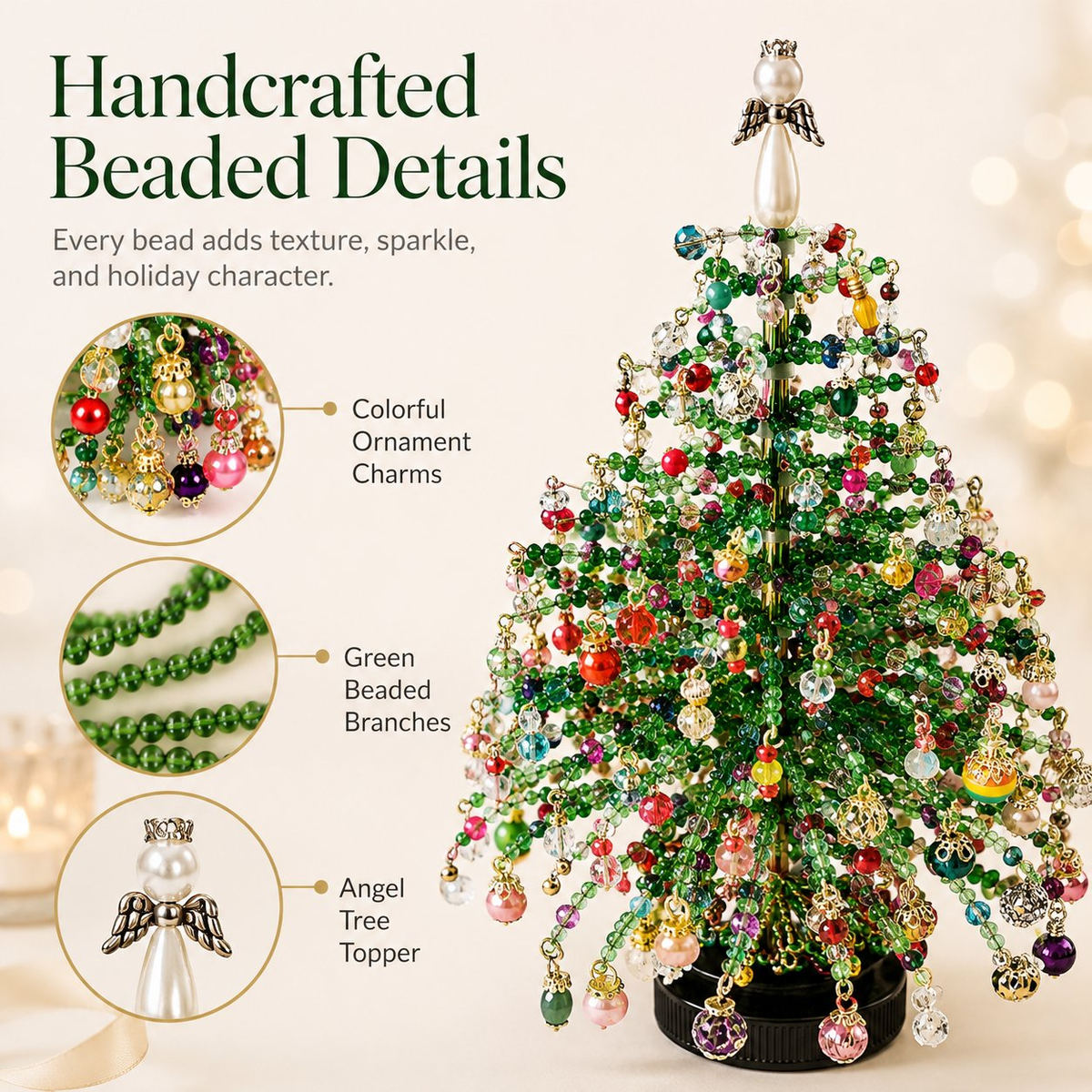 DIY Beaded Christmas Tree Kit — image 4