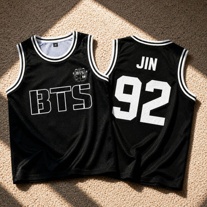 BTS basketball jersey in Jimin 95 style with number on back