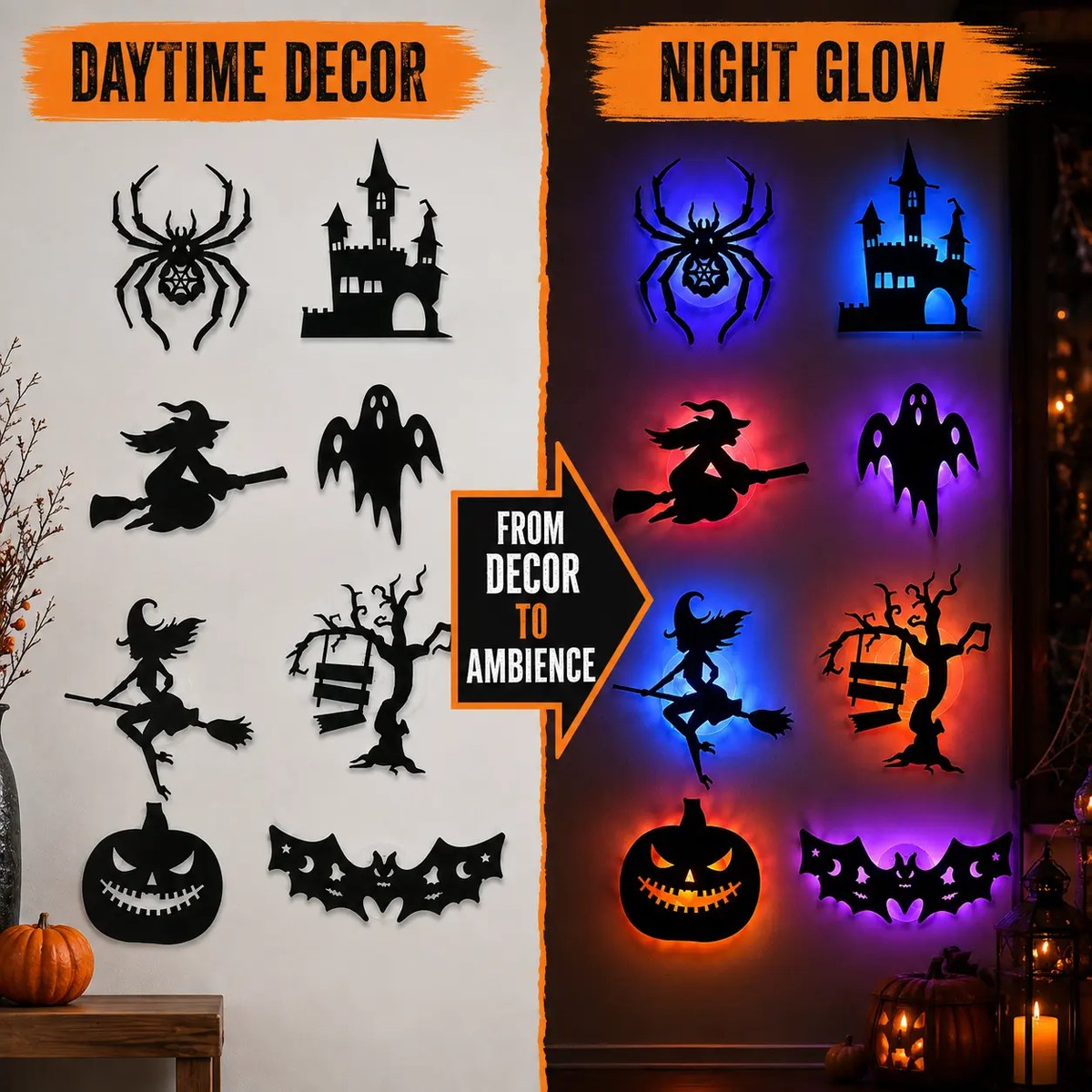 Halloween LED Silhouette Window & Wall Lights — product image 5